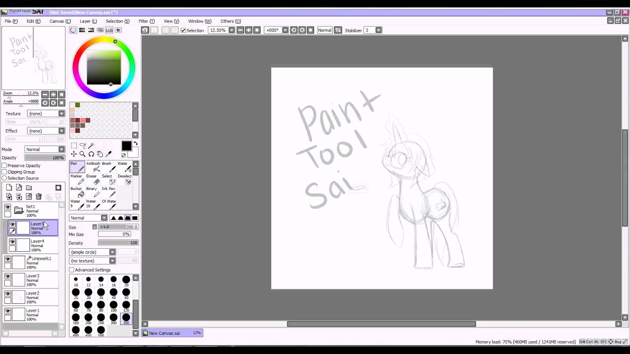 how to download sai brushes